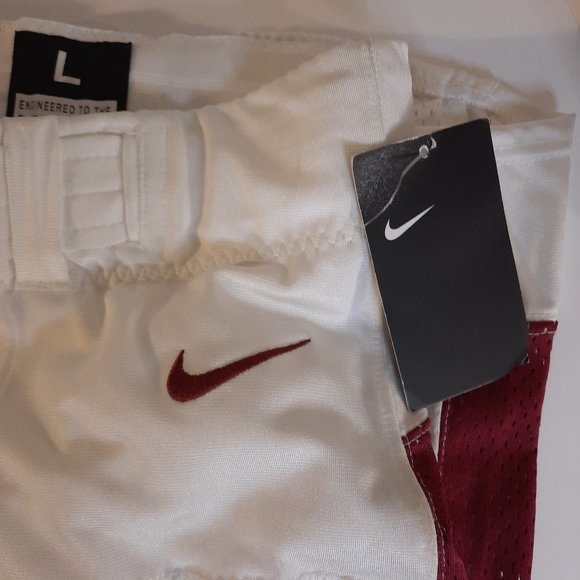 Nike Football Pants WHITE GARNET NWT - Picture 3 of 3